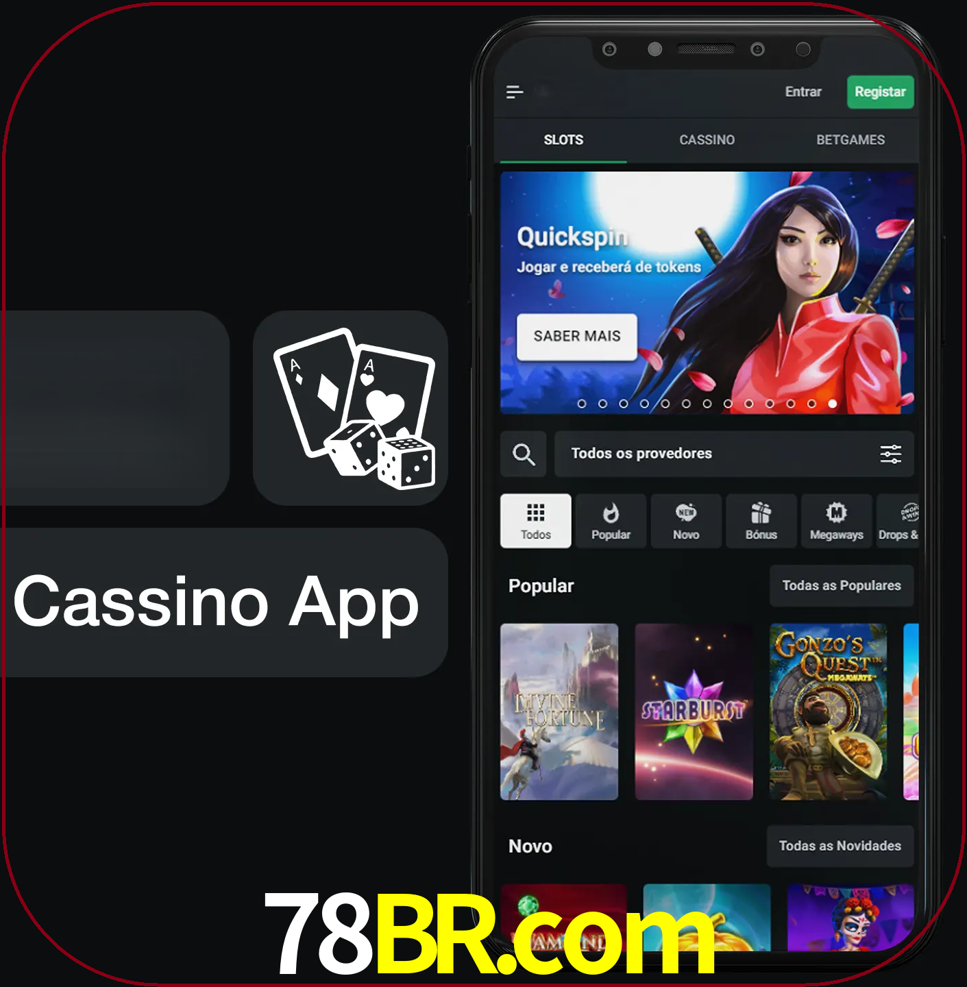 Jogue jogos de cassino e ganhe.
