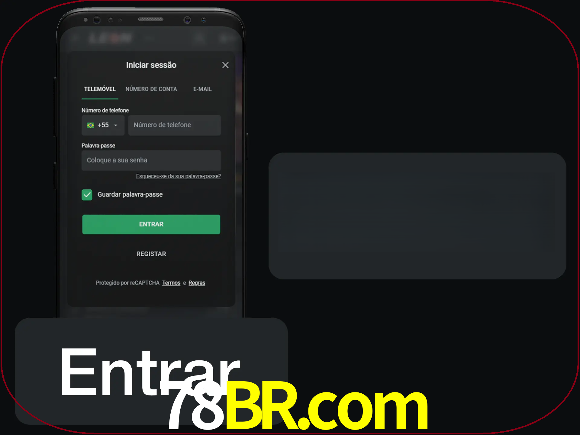 Faça o login para começar a apostar e jogar no cassino.