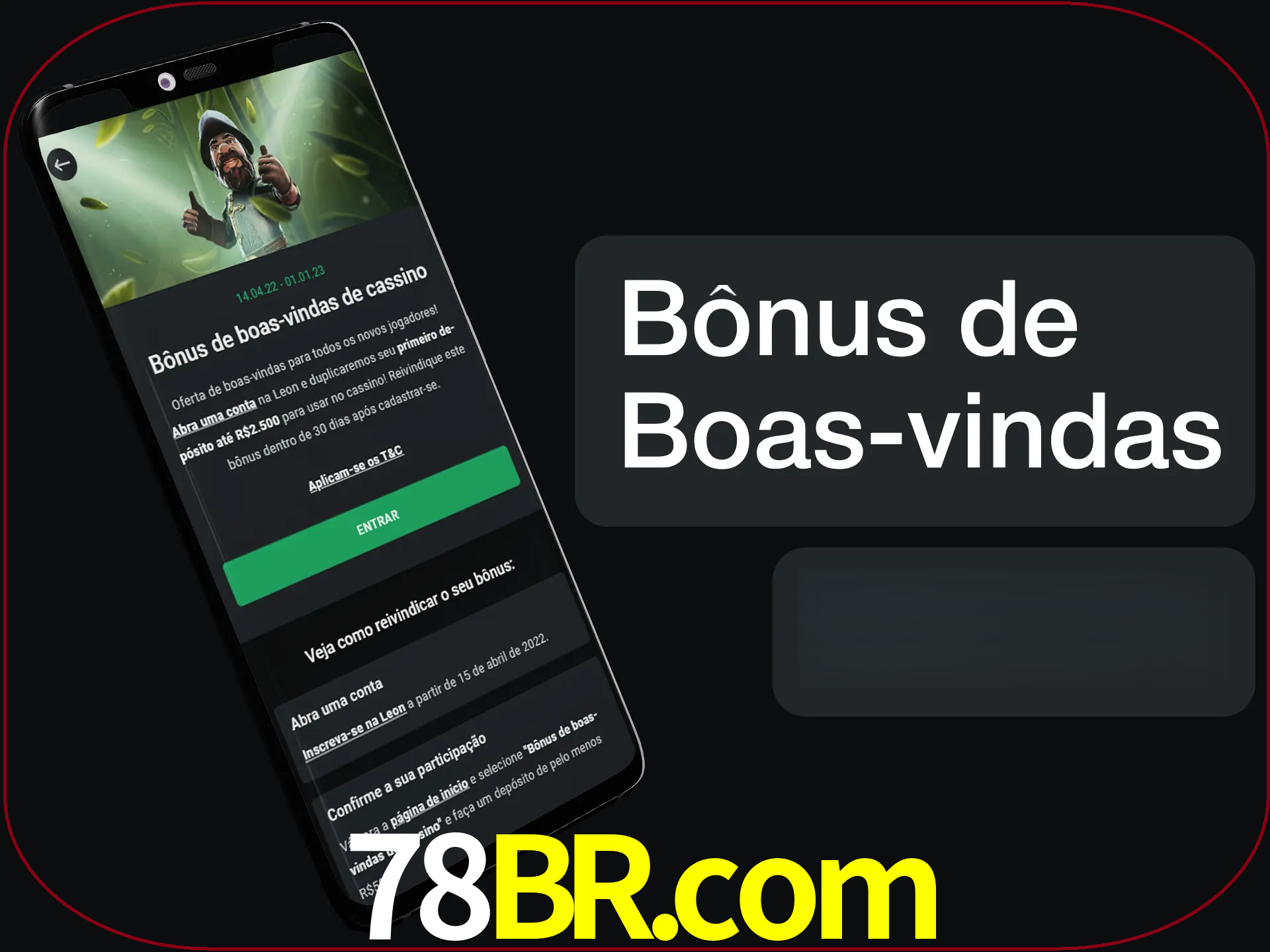 Não se esqueça de usar o bônus de boas-vindas.